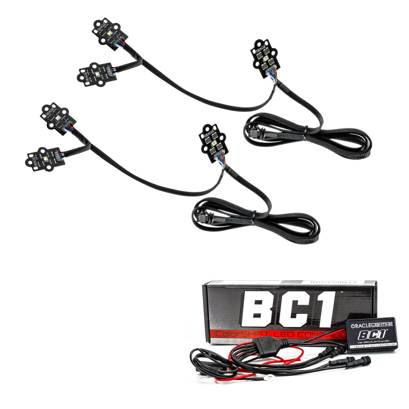 Oracle 19-21 GMC Sierra 1500 RGB+W Headlight DRL  Kit - ColorSHIFT w/ BC1 Controller