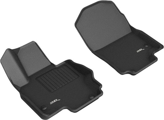 3D MAXpider 20-21 Mercedes GLS-Class (w/ Executive Rear Seat Package) Kagu 1st Row Floormats - Black