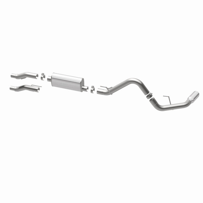 MagnaFlow 11 Ford F-150 3.7L/5.0L/6.2L SS Catback Exhaust Single Rear Side Exit w/ 4in SS Tips