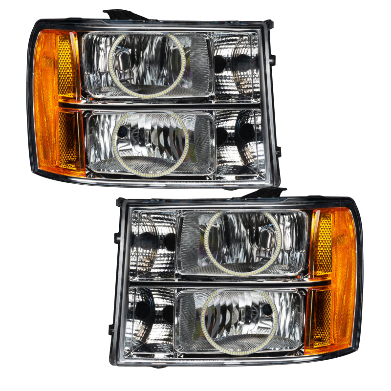 Oracle 07-13 GMC Sierra SMD HL - Round Ring Design - ColorSHIFT