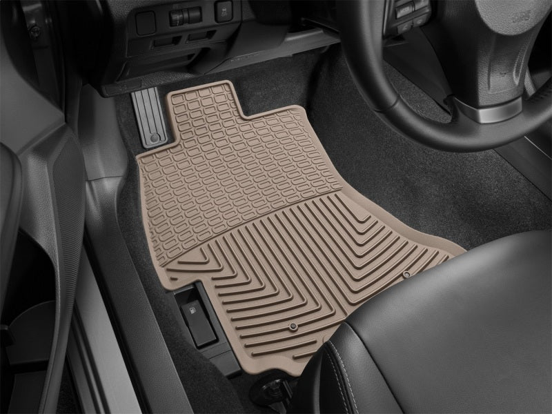 WeatherTech 16+ Subaru Crosstrek Front Rubber Mats - Tan