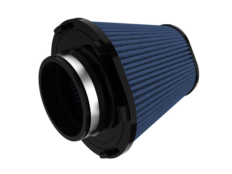 aFe MagnumFORCE Intake Replace Air Filter w/Pro5R Med 4in F x 7.75x6.5in B x 4.75x3.5in T x 7in H