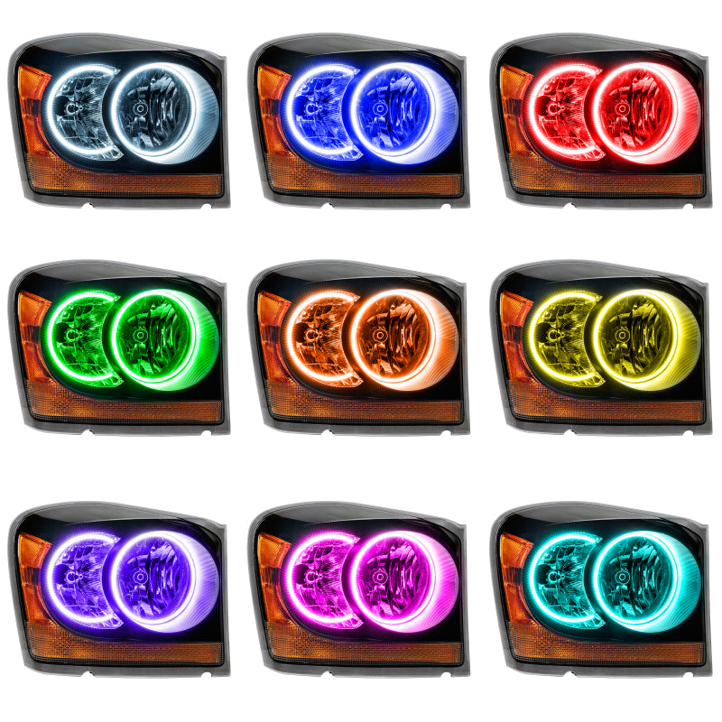 Oracle Dodge Durango 04-06 Halo Kit - ColorSHIFT w/ 2.0 Controller