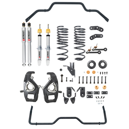 Belltech 2019+ RAM 1500 2WD/4WD Lowering Kit w/ Street Performance Shocks - 3-4in Front 4-5in Rear