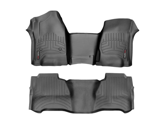 WeatherTech 2017+ Audi A4 Sedan Front & Rear FloorLiners - Black
