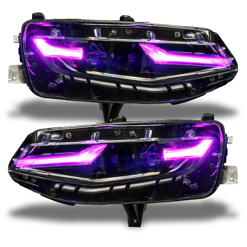 Oracle 19-21 Chevy Camaro LS/LT RGB+A Headlight DRL  Kit - ColorSHIFT w/ 2.0 Controller