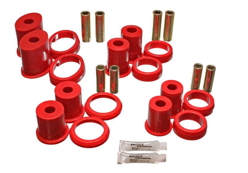 Energy Suspension Rear Lower Control Arm Bearing W/Thrust Washer - Red