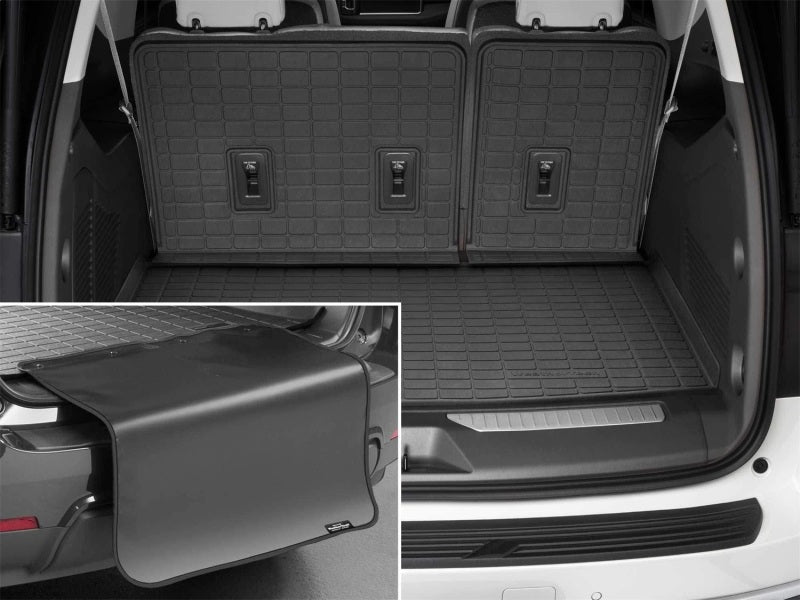 WeatherTech 24-26 GM Acadia/Traverse Seatback Cargo Liners HP w/ Bumper Protector - Black