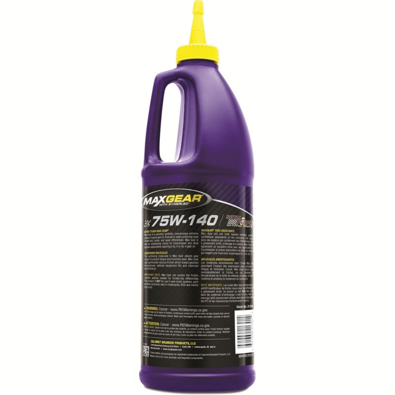 Royal Purple Max Gear Synthetic 75W140 Gear Oil (Canada) - 1 Quart