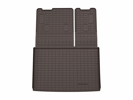 WeatherTech 15-20 Cadillac Escalade Behind 3rd Row Seating SeatBack Cargo Liners HP - Cocoa