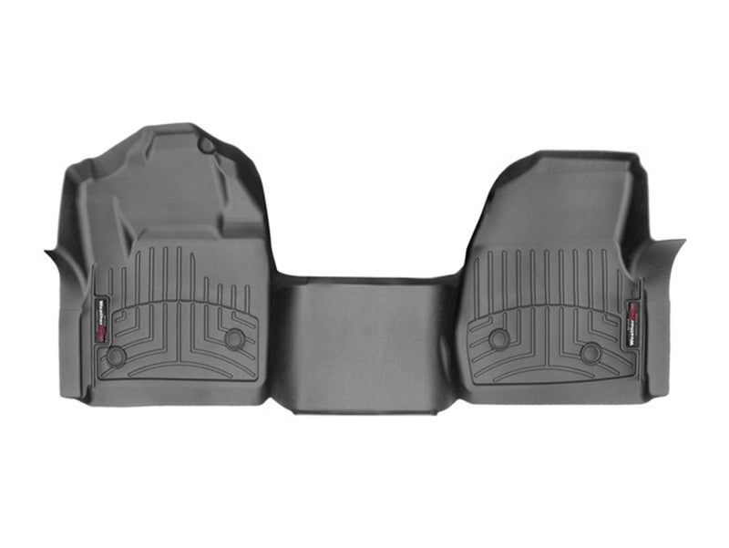 WeatherTech 2017+ Ford F-250/350/450/550 Front FloorLiner (Vinyl Floor/Regular Cab/Bench Seat) - Bk