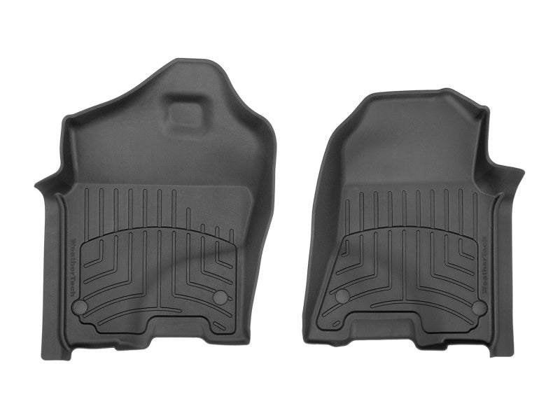 WeatherTech 2019+ Ram 1500 Quad & Crew Cab Front FloorLiner HP - Black