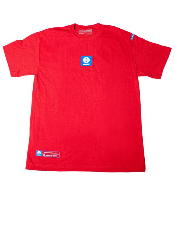 Sparco T-Shirt Tach Tri Black SMALL