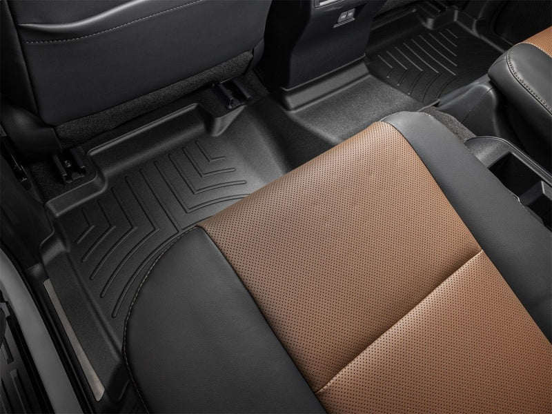 WeatherTech 24-26 Lexus GX (w/o Cool Box) Rear FloorLiner - Black