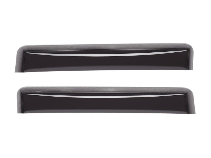 WeatherTech 19-23 Ford Ranger Rear Window Deflectors - Matte Black