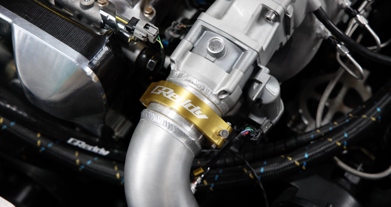 GReddy 3.0 Inch Gold Anodized Aluminum Boost Tube Clamp Set