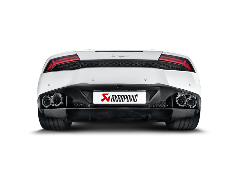 Akrapovic 16-16 Lamborghini Huracan LP 580-2 Coupe/Spyder Slip-On Line (Titanium) w/ Carbon Tips