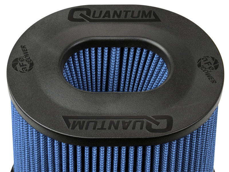 aFe Quantum Pro-5 R Air Filter Inverted Top - 5in Flange x 8in Height - Oiled P5R