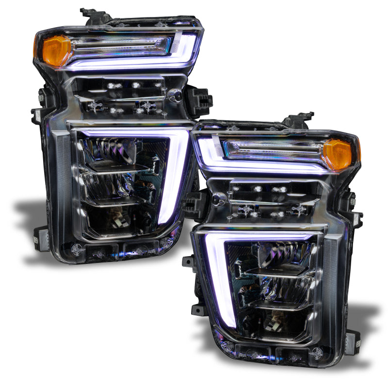 Oracle 20-21 Chevy Silverado HD 2500 RGB+W Headlight DRL Kit - ColorSHIFT w/o Controller