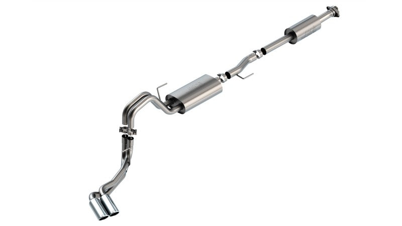 Borla F-150 2021 5.0L 4dr CC SB EC STB Lariat/KR/Platinum/LTD 3/2.25 DSE Cat-Back Touring CHR Tips