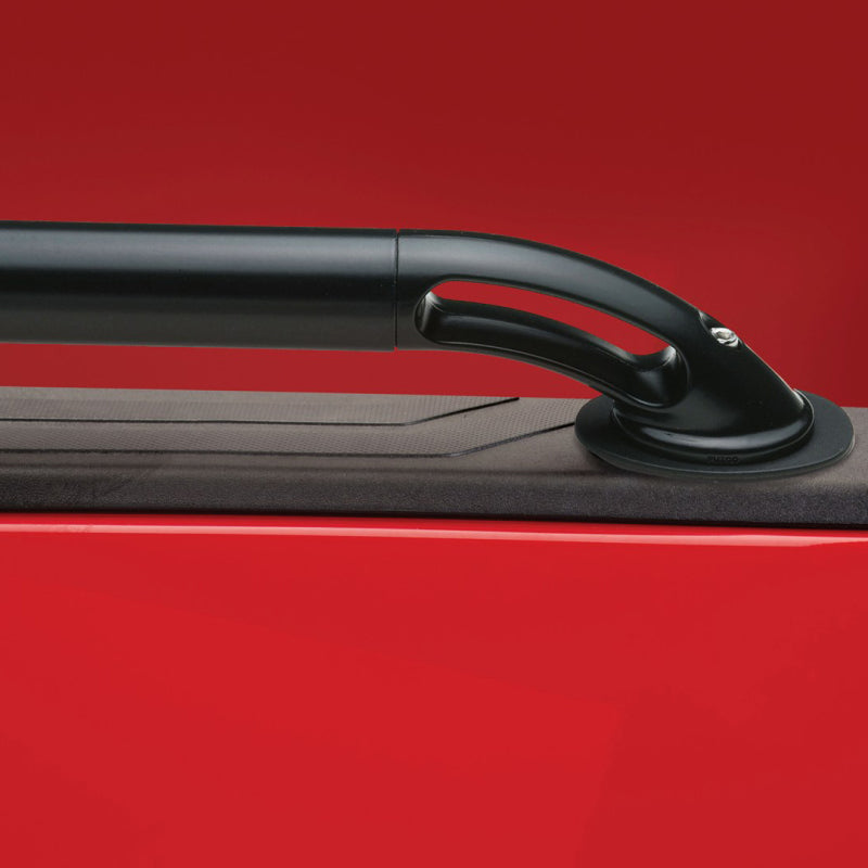 Putco 09-18 Ram 1500 - 5.7in Bed Locker Side Rails - Black Powder Coated