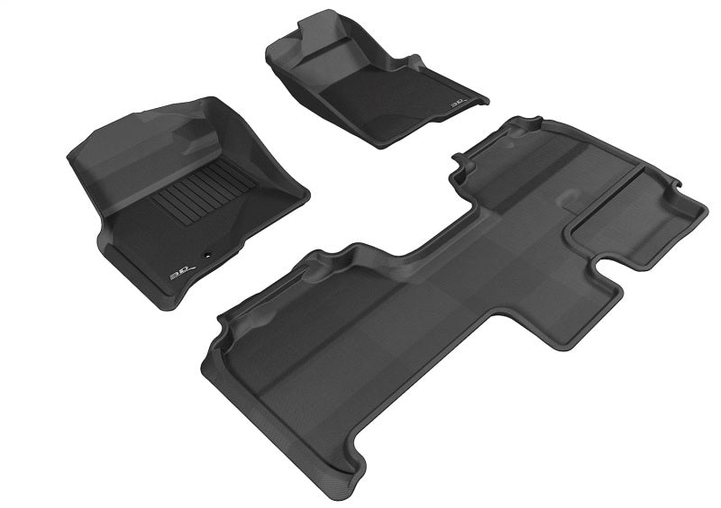 3D MAXpider 09-10 Ford F-150 Super Cab Kagu Black Full Set