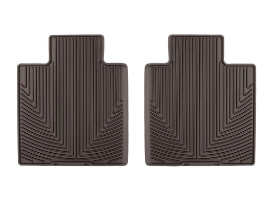 WeatherTech 22-24 Toyota Tundra/Tundra Hybrid Rear Rubber Mats - Cocoa