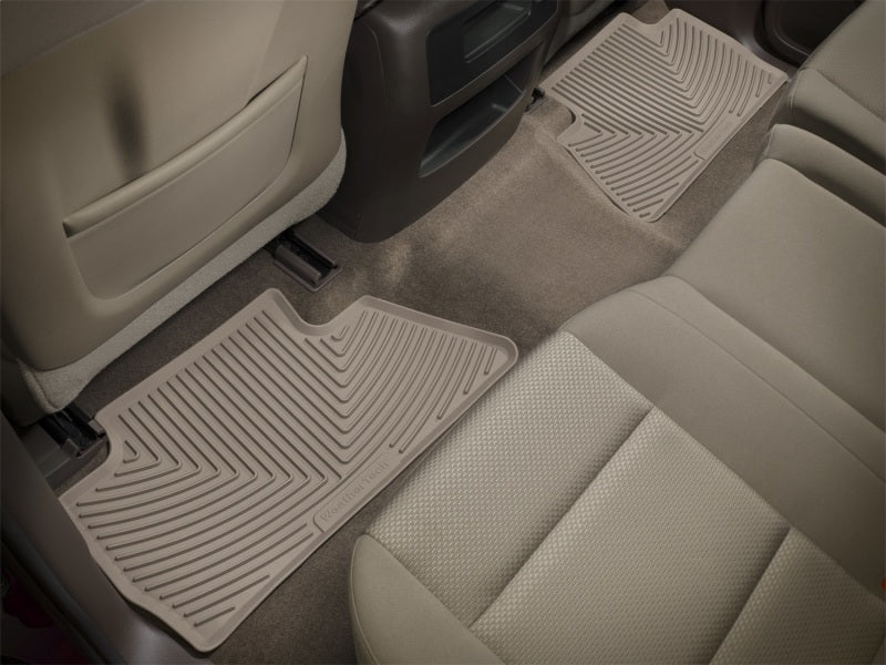 WeatherTech 2020-2022 Toyota Highlander Front Rubber Mats - Tan