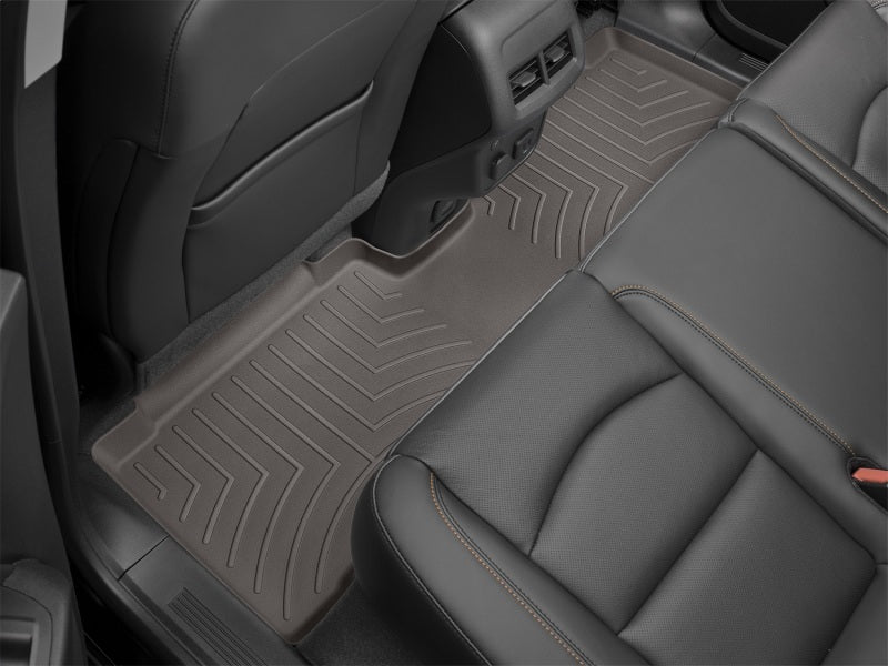 WeatherTech 2018+ Lincoln Navigator Rear FloorLiner - Cocoa (Vehicles w/2nd Row Bucket Seats)