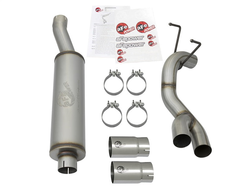 aFe POWER Rebel Series 3.5in 409 SS Cat Back Exhaust w/Pol Tips 14-17 RAM 2500/3500 V8-6.4L Hemi