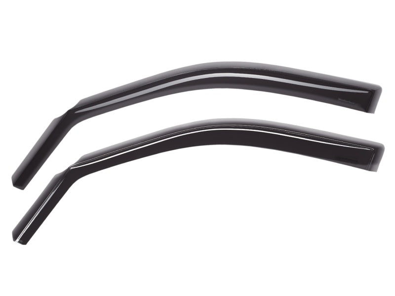 WeatherTech 04-14 Ford F-150/10-14 Ford F-150 SVT Raptor Front Window Deflectors - Matte Black