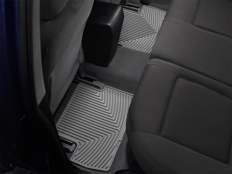 WeatherTech 07-11 Toyota Yaris Rear Rubber Mats - Grey