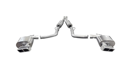 Corsa 2014-2014 Dodge Challenger SRT-8 6.4L V8 Manual Polished Xtreme Cat-Back Exhaust