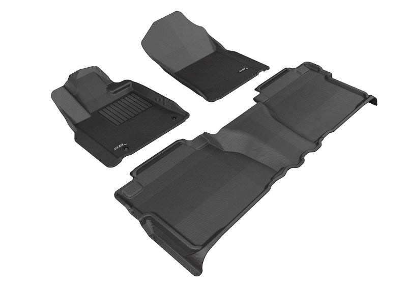 3D MAXpider 12-13 Toyota Tundra Double Cab Kagu Black Full Set