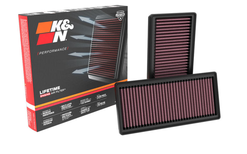 K&N 18-23 Mercedez Benz G500/G550/GLS580/GLE580/S560/S580 Drop In Air Filter