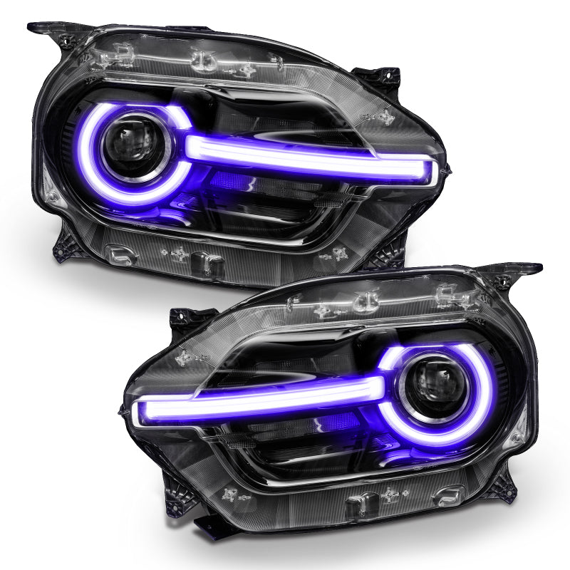 Oracle 2021 Ford Bronco Sport RGB+W Headlight DRL + Halo  - ColorSHIFT w/ RF Controller