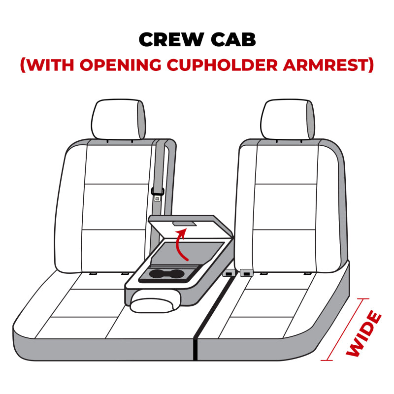 Covercraft 19-24 Dodge Ram 1500 Crew SeatSaver Second Row Seat Covers