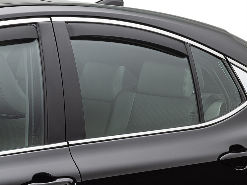 WeatherTech 08-12 Honda Accord Sedan Rear Side Window Deflectors - Matte Black