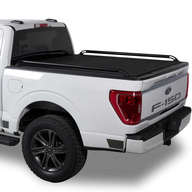 Putco 09-18 Ram 1500 - 5.7in Bed Locker Side Rails - Black Powder Coated