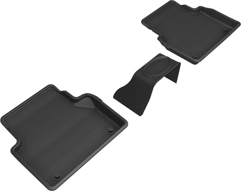 3D MAXpider 19-23 Audi A6/A7 / 21-24 RS6/RS7 Kagu 2nd Row Floormats - Black