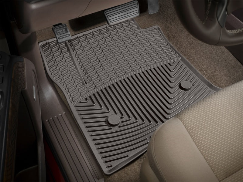 WeatherTech 2020+ Toyota Highlander Rear Rubber Mats - Cocoa