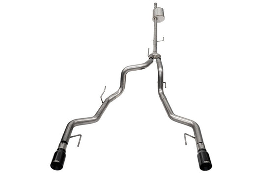 Corsa 2022-2025 Ford F-150 SuperCrew/5.5ft Bed 5.0L V8 Sport Cat-Back Dual Rear Exit-Black PVD