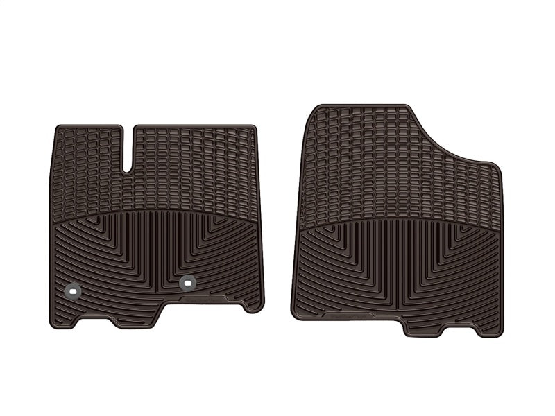 WeatherTech 2013+ Toyota Sienna Front Rubber Mats - Cocoa