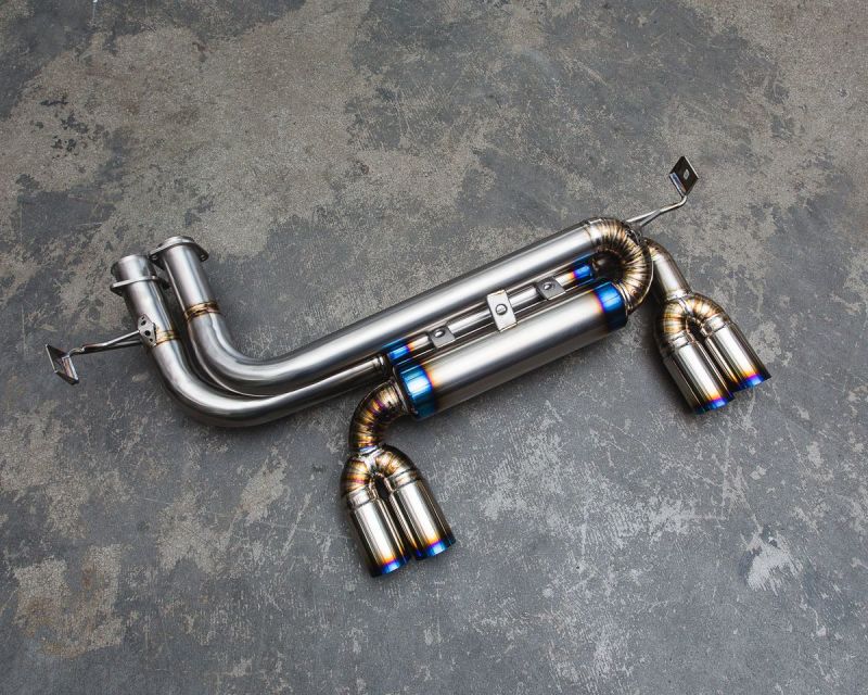 VR Performance 01-05 BMW M3 E46 Titanium Exhaust System- Quad Titanium Tips