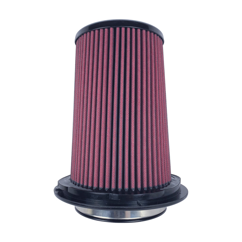 Injen 8-Layer Oiled Cotton Gauze Air Filter 5in Flange ID 8in Base/ 7.9in Height/ 5.3in Inertia Top