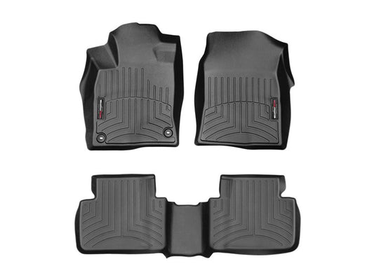 1 x wt444081IM WeatherTech 17+ Honda Civic Front Floor 3D Mats - and Rear Floorliners - Black